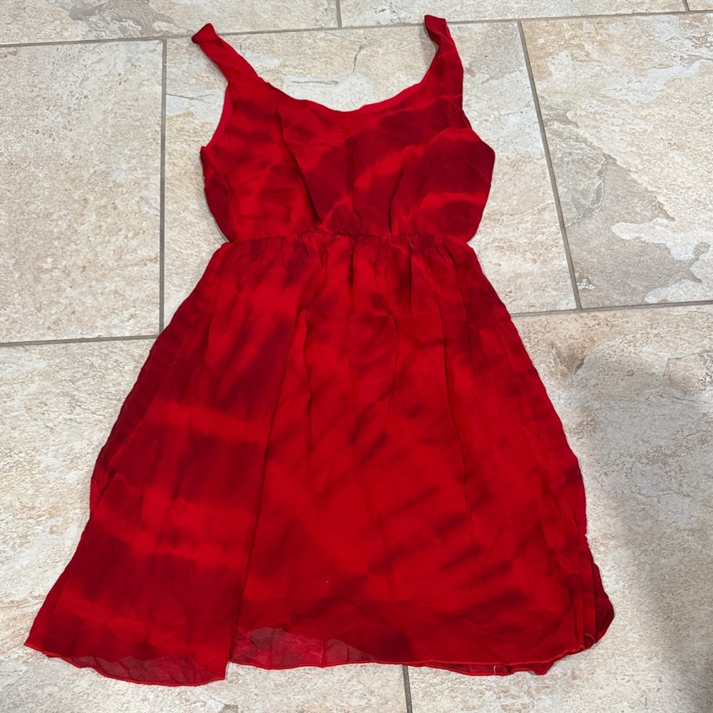 Alice + Olivia Vibrant Red Dress Size Small